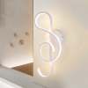 Đèn tường LED hình nốt nhạc HVY6888 trang trí phòng khách