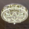 Đèn mâm LED tròn hình ngôi sao nổi bật trang trí phòng khách