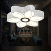 Đèn áp trần hiện đại hình bông hoa ,Led 3 màu, trang trí phòng khách ML2013