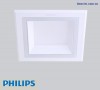 Đèn LED âm trần Marcasite Philips vuông 14w