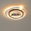 Đèn ốp trần vòng tròn con hươu WML - 1515