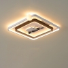 Đèn ốp trần vuông con hươu WML - 1516