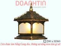 Đèn Cổng Gang Giả Đồng ATD1411A