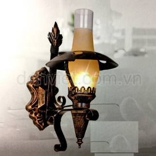 Đèn tường cổ thiết kế dạng đèn dầu DPN84004