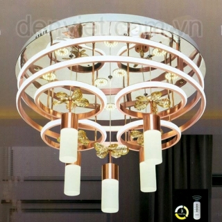 Đèn mâm LED tròn cao cấp thiết kế hiện đại trang trí phòng khách