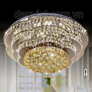 Đèn Chùm LED pha lê cao cấp Q7223 trang trí phòng khách