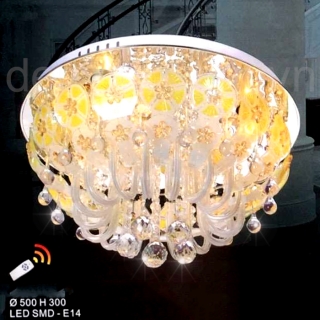 Đèn mâm LED tròn cao cấp trang trí phòng ngủ BML4056