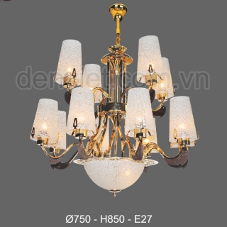 Đèn chùm cổ điển cao cấp phong cách châu âu trang trí phòng khách BC3262/12