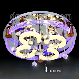 Đèn mâm LED áp trần tròn hiện đại trang trí nội thất đẹp BML6081