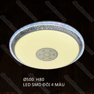 Đèn mâm LED áp trần hiện đại giá rẻ trang trí phòng ngủ QML7523