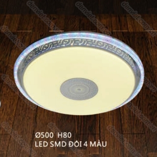 Đèn mâm áp trần LED trang trí phòng khách giá rẻ QML7525