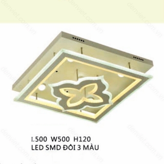Đèn mâm LED vuông trang trí phòng ngủ giá rẻ QML7541