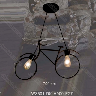 Đèn thả nghệ thuật hình chiếc xe đạp