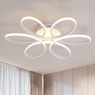 Đèn chùm LED hiện đại phong cách Hàn Quốc trang trí phòng khách
