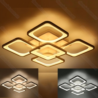 Đèn chùm LED thiết kế hiện đại trang trí phòng khách sang trọng