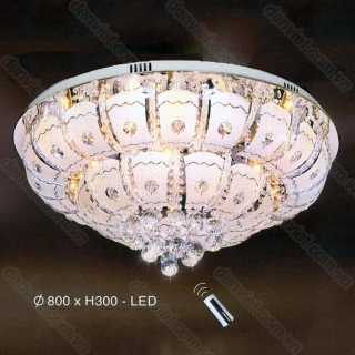 Đèn mâm LED tròn trang trí phòng khách AML8180
