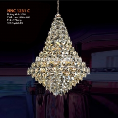 Đèn chùm pha lê thả  NNC-1231C
