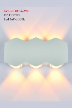 Đèn gắn tường cầu thang AVL-28101/6-WH