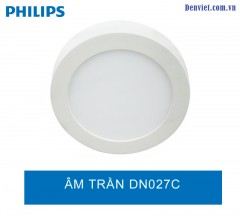 Đèn LED âm trần lắp nổi DN027C 15w Philips