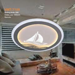 Đèn Mâm Ốp Trần Phòng Khách Hiện Đại VMT-7109
