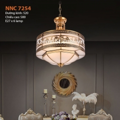 Đèn thả trần đồng nguyên chất NNC 7254